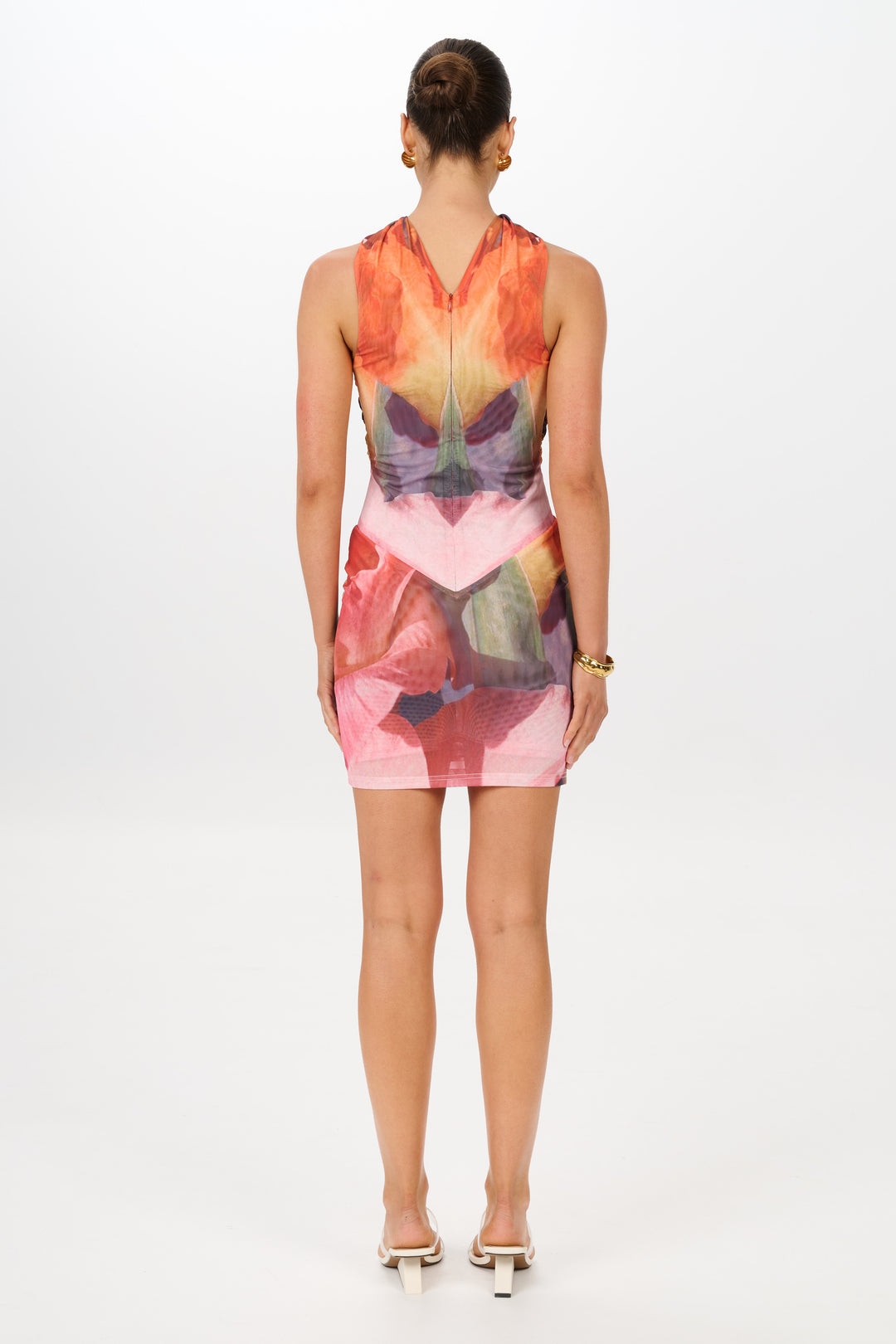 geneva mini dress Blush Bow Geneva Mini Dress