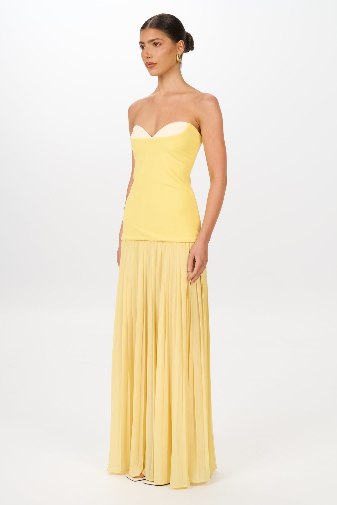 canary yellow formal dress Johnathan Kayne 3287 Dress
